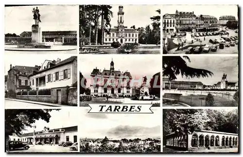 Cartes postales moderne Tarbes Statue de Marechal Foch Le Museum Place de Verdun