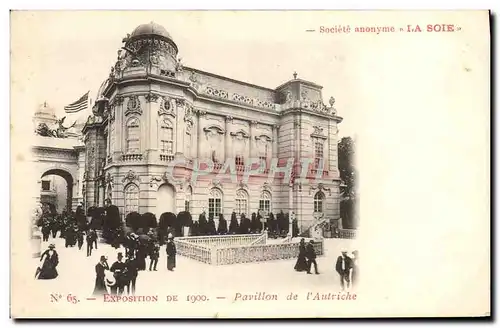 Cartes postales Paris Exposition de 1900 Pavillon de l&#39Autriche