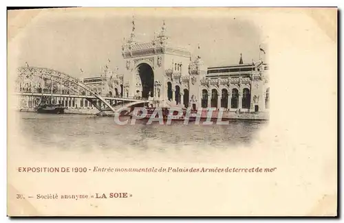 Ansichtskarte AK Paris Exposition de 1900 Entree Monumentale du Palais des Armees De terre et de mer