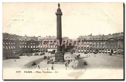 Cartes postales Paris Place Vendome