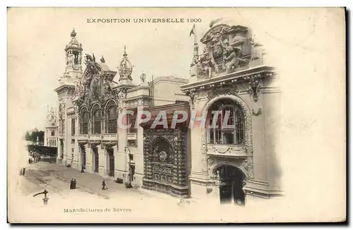 Cartes postales Paris Exposition universelle de 1900 Manufacture de Sevres