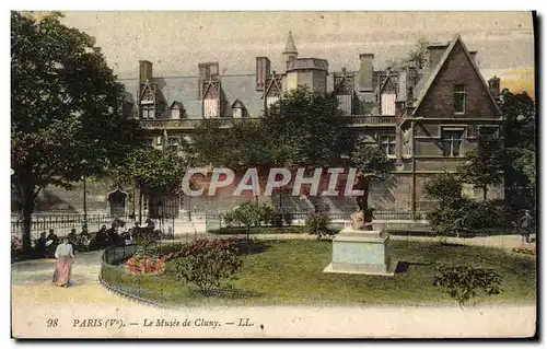 Cartes postales Paris Le Musee de Cluny