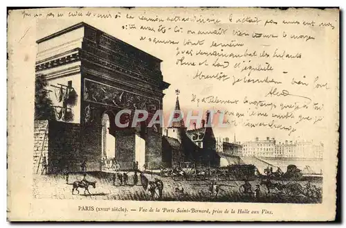 Ansichtskarte AK Paris Vue de la Porte Saint Bernard Prise de la Halle Aux Vins