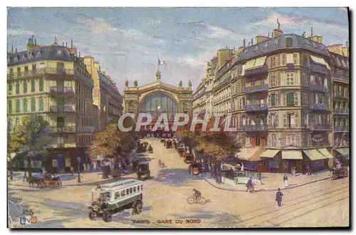 Cartes postales Paris Gare du Nord