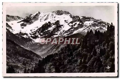 Moderne Karte Le glacier et la vallee de Gleyzin vus de la route d&#39allevard a la Ferriere