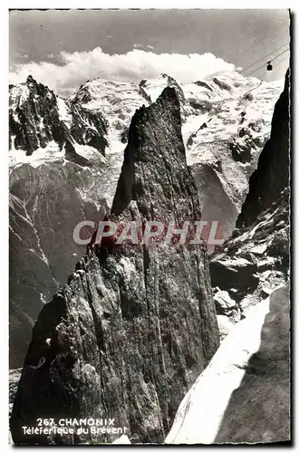 Cartes postales moderne Chamonix Teleferique Du Brevent