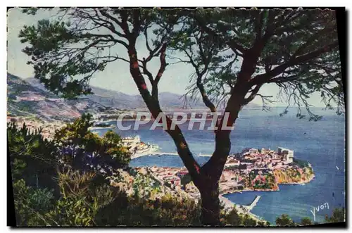 Cartes postales Principaute de Monaco Monte Carlo et le Cap Martin