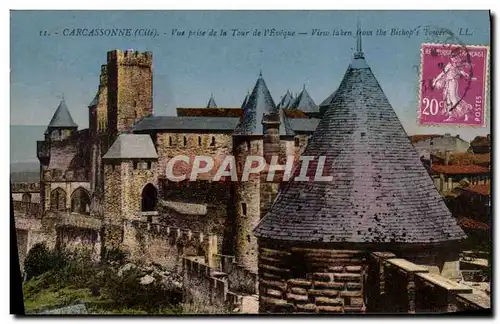 Cartes postales Carcassonne Vue Prise de la Tour de l&#39Eveque