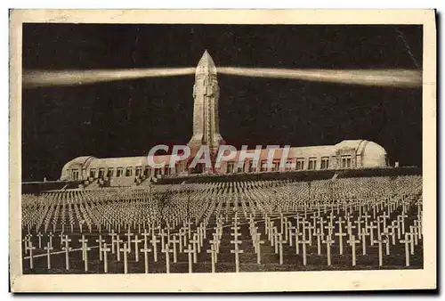 Cartes postales Douaumont Ossuaire et Phare Militaria