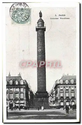 Cartes postales Paris Colonne Vendome