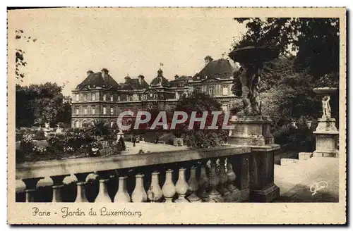 Cartes postales Paris Jardin du Luxembourg