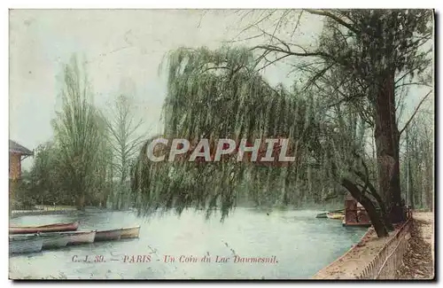 Ansichtskarte AK Paris Un Coin du Lac Daumesnil