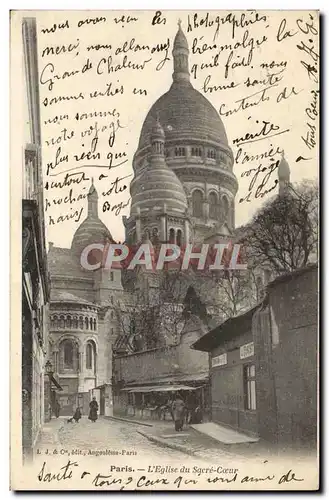 Cartes postales Paris L&#39Eglise du Sacre Coeur