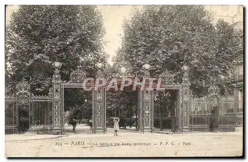 Ansichtskarte AK Paris La Grille Du Parc Monceau