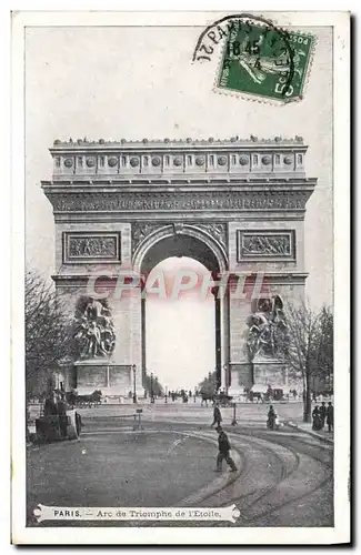 Cartes postales Paris Arc De Triomphe de L&#39Etoile