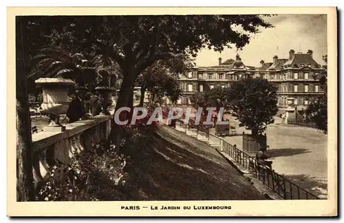 Cartes postales Paris Le jardin du Luxembourg