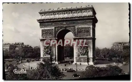Cartes postales moderne Paris La Place de L&#39Etoile L&#39Arc de Triomphe