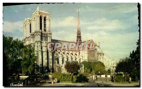 Cartes postales moderne Paris Abside de Notre Dame