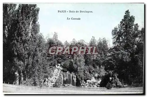 Ansichtskarte AK Paris Bois de Boulogne La Cascade