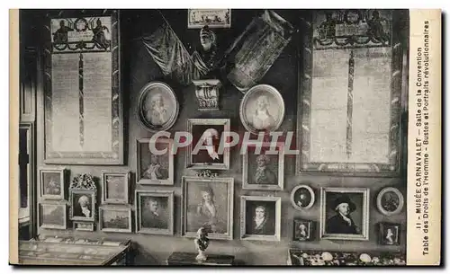 Ansichtskarte AK Musee Carnavalet Salle de la Convention Table des Droits de l&#39homme Bustes et portraits revol