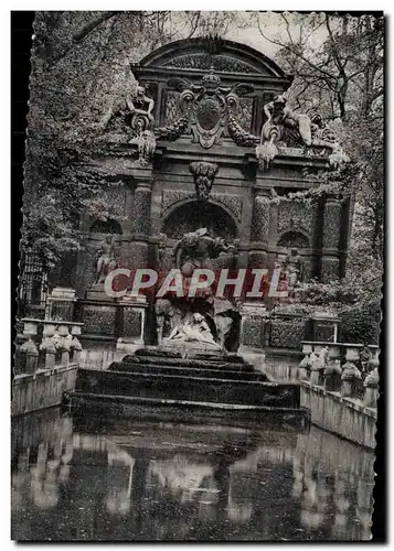 Moderne Karte Paris Le Luxembourg Fontaine de Medicis