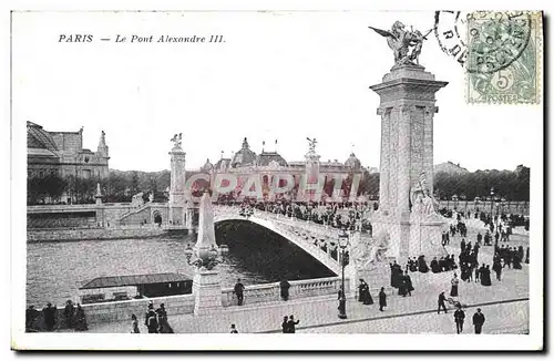 Cartes postales Paris Le Pont Alexandre lll