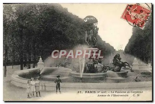 Ansichtskarte AK Paris La Fontaine de Carpeaux Avenue de l&#39Observatoire