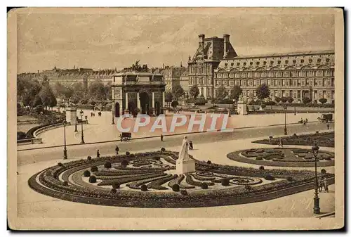 Ansichtskarte AK Paris en Flanant Place du Carrousel