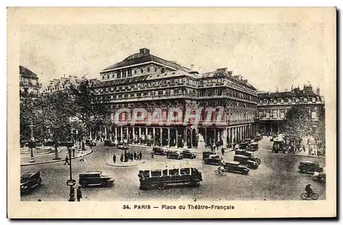 Ansichtskarte AK Paris Place du Theatre Francais