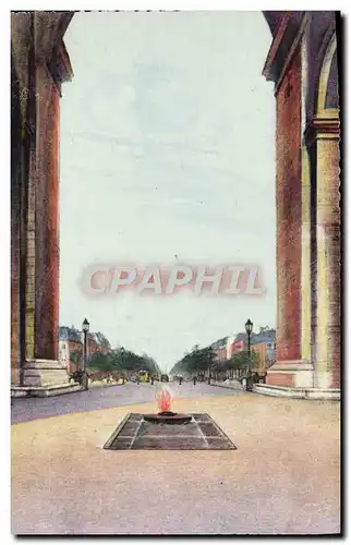 Cartes postales Paris Arc de Triomphe Tombe du soldat inconnu