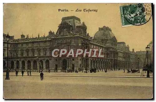 Ansichtskarte AK Paris Les Tuileries (carte toilee)