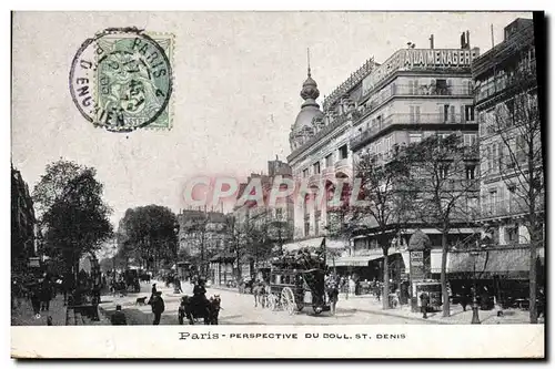 Cartes postales Paris Perspective du Boul St Denis