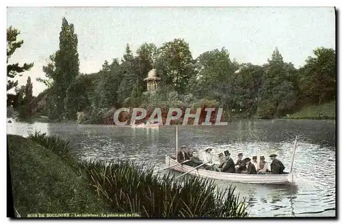 Ansichtskarte AK Bois de Boulogne Lac inferieur La pointe sud de l&#39ile