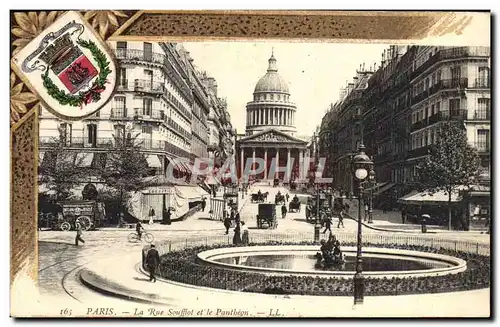 Cartes postales Paris La Rue Soufflot et le Pantheon