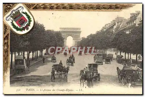 Cartes postales Paris L&#39Avenue des Champs Elysees