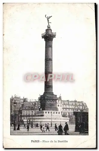 Cartes postales Paris Place de la Bastille