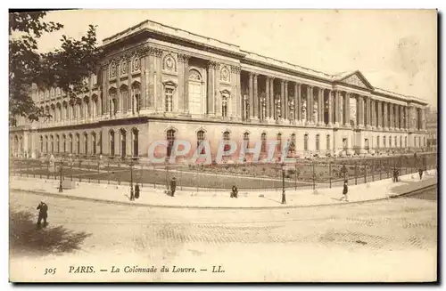 Cartes postales Paris La Colonnade du Loure