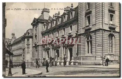 Cartes postales Paris La Faculte de Droit Universite