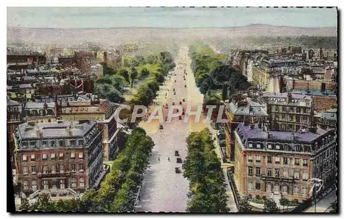 Ansichtskarte AK Paris Avenue Foch vue de l&#39Arc de Triomphe