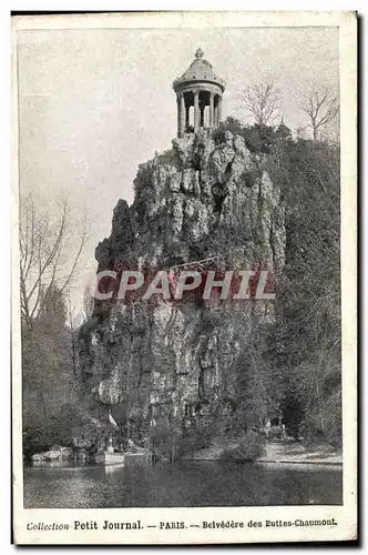 Ansichtskarte AK Paris Belvedere des Buttes Chaumont