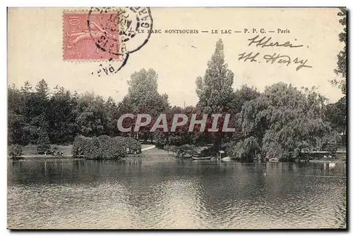 Cartes postales Le Parc Montsouris Le Lac Paris