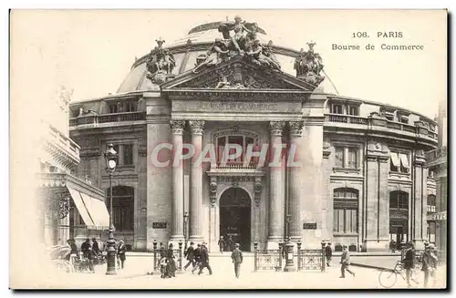 VINTAGE POSTCARD Paris Produce exchange�