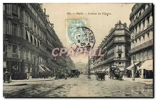 Cartes postales Paris Avenue de l&#39Opera