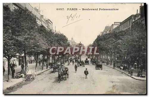 Ansichtskarte AK Paris Boulevard Poissonniere