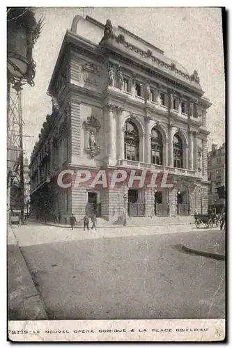 Cartes postales Paris Le Nouvel Opera Comique la Place Boieldieu