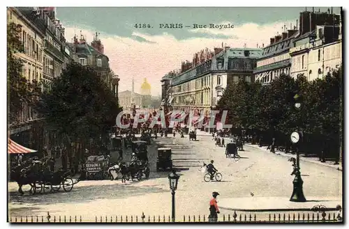 Ansichtskarte AK Paris Rue Royale