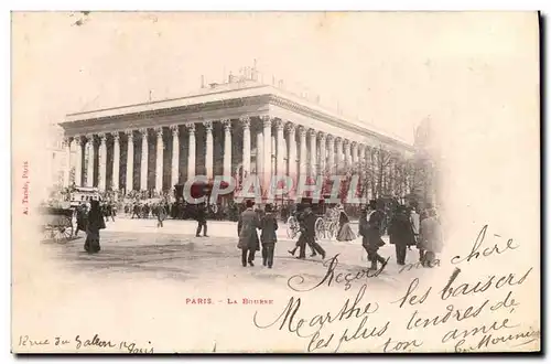 Cartes postales Paris La Bourse