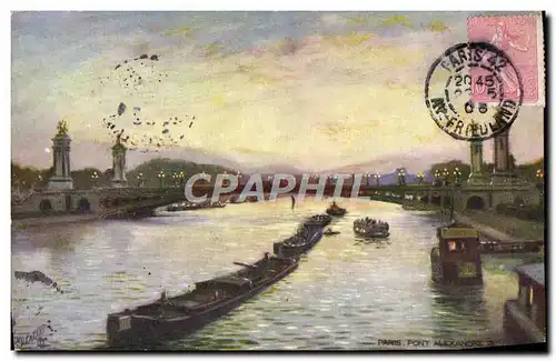 Cartes postales Paris Pont Alexandre III