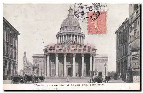 Ansichtskarte AK Paris Le Pantheon Eglise Ste Genevieve