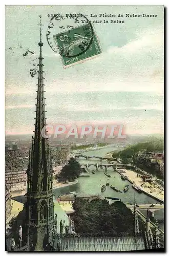 Cartes postales Paris La Fleche De Notre Dame